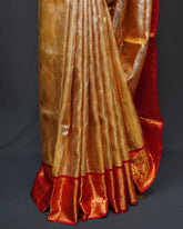 Elegant Gold Tissue Kanjivaram Silk Saree